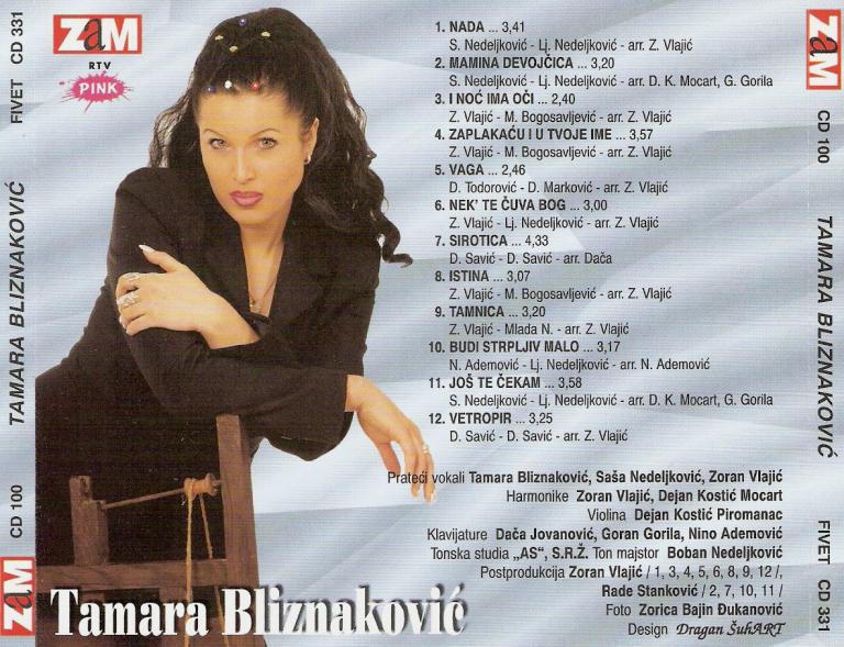 Tamara Bliznakovic 2001 zadnja