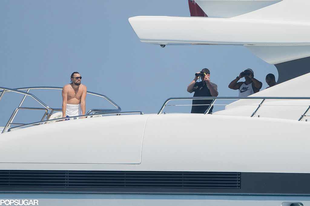Leonardo Di Caprio Shirtless Toni Garrn 5