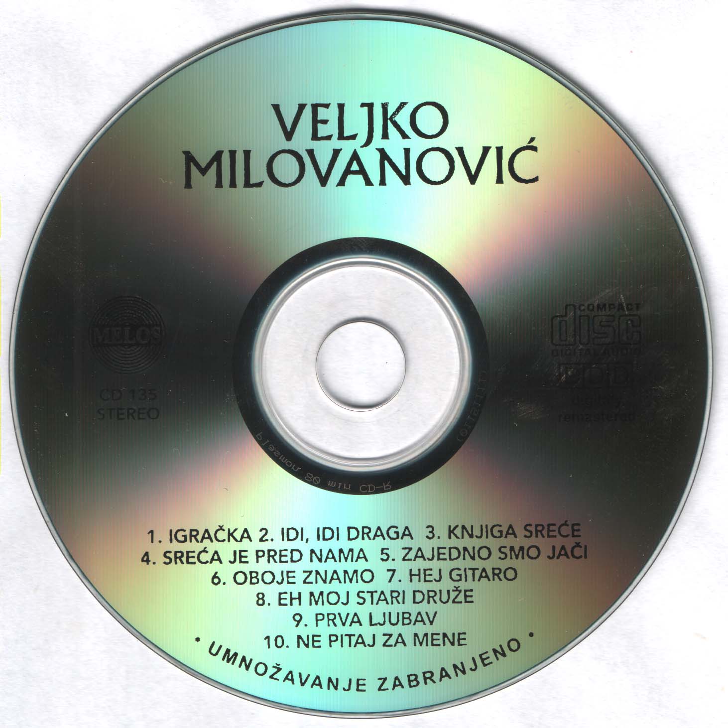 Veljko Milovanovic Cd