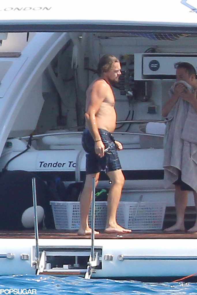 Leonardo Di Caprio Shirtless Toni Garrn 2