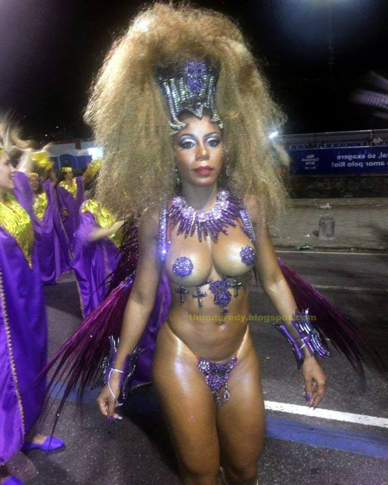 carnival brazil in purple