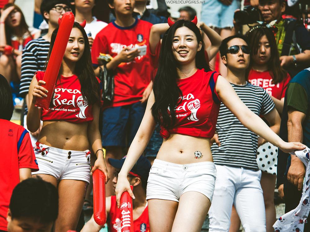 korean girls world cup 2014