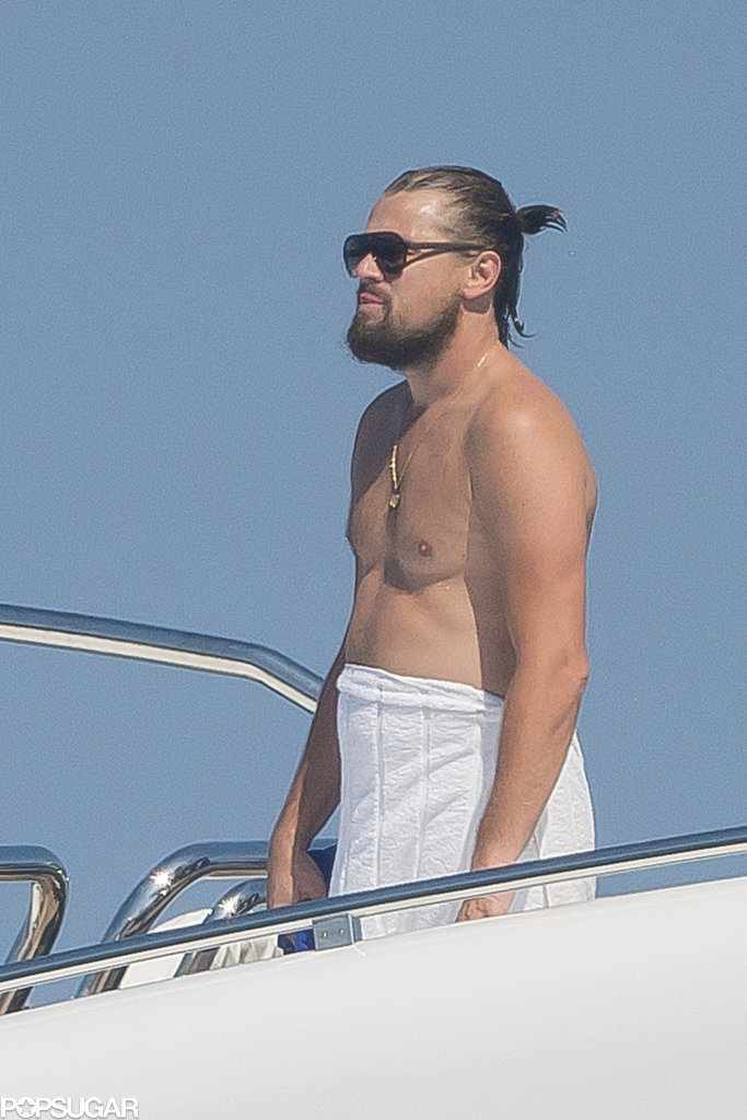 Leonardo Di Caprio Shirtless Toni Garrn 12