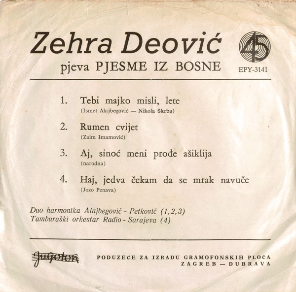 Zehra Deovi Pjesme Iz Bosne p 2