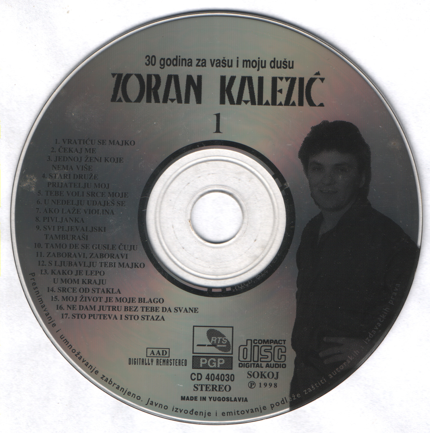Zoran Kalezic 1998 30 godina 01 Cd