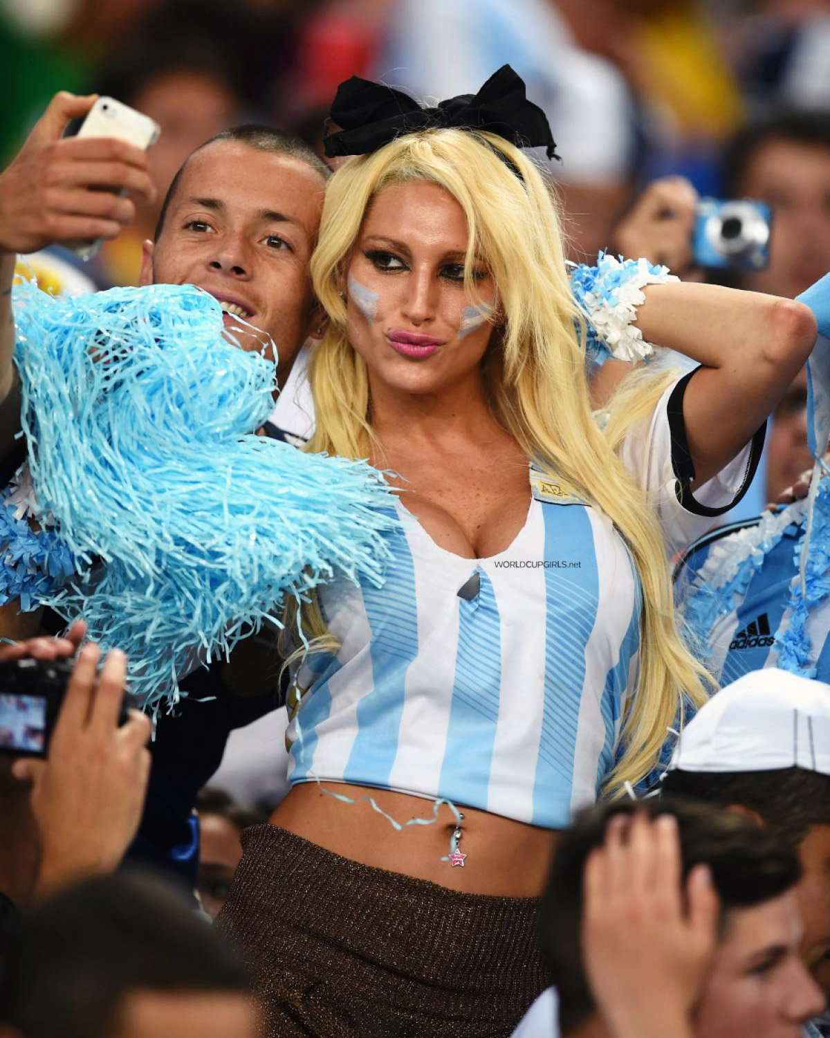 hot argentinian girl world cup 2014