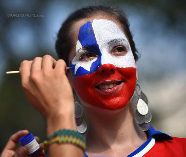 chilean girl world cup 2014