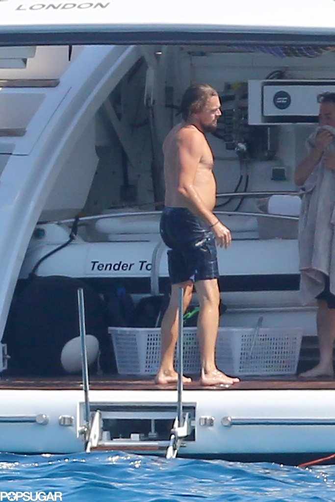 Leonardo Di Caprio Shirtless Toni Garrn 6